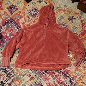 NWT Old Navy Soft Coral Hoodie Large Petite